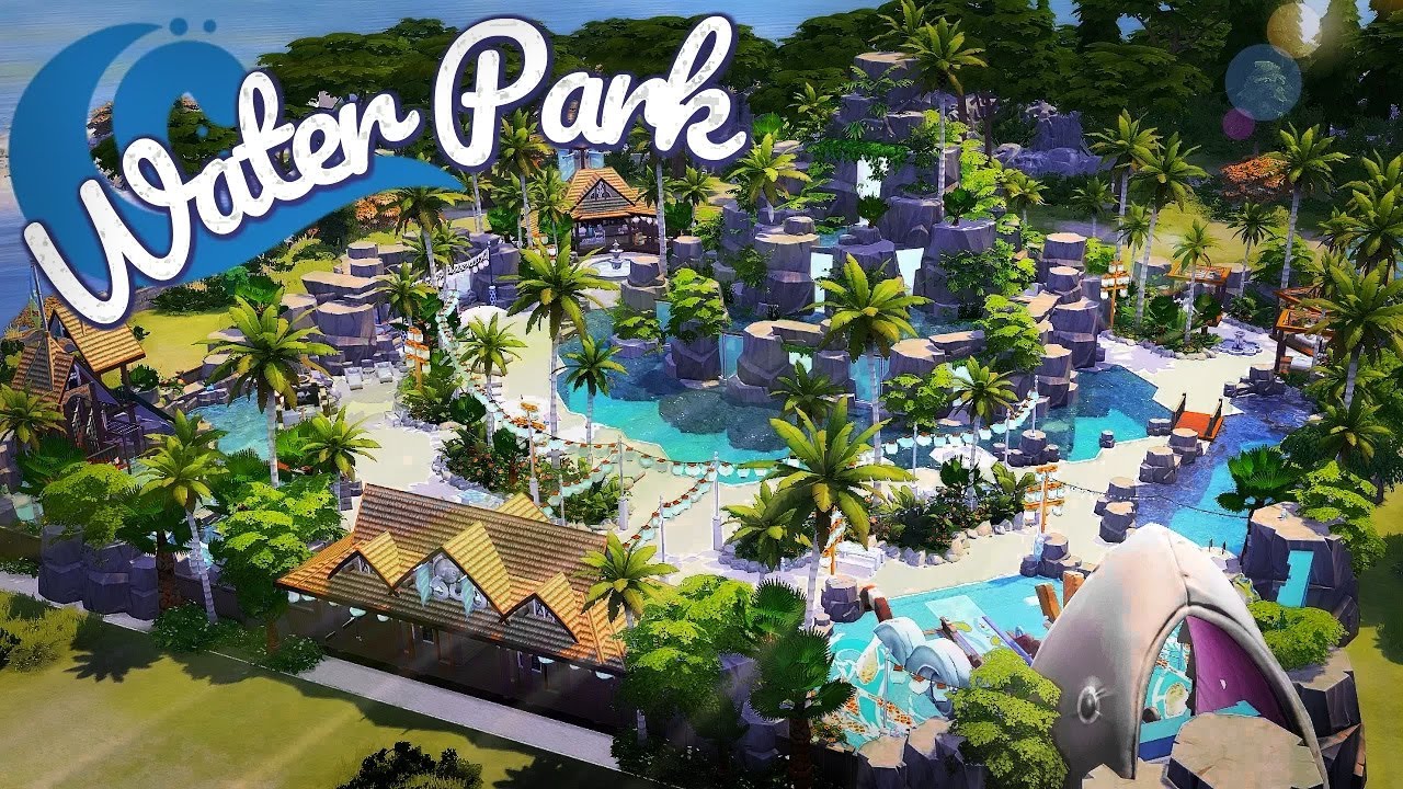 The Sims 4 | TROPICAL WATER PARK | Speed Build