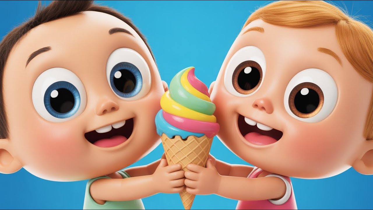 Ice Cream Sharing Song | Sharing Is Caring for Kids#tinytalestv#kidssongs