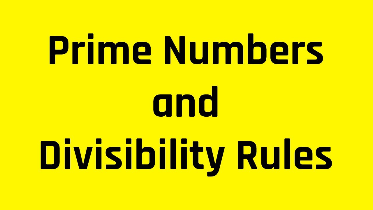 How to Quickly Determine if a Number is Prime by Using  Divisibility Tests (Free ASVAB Tutoring)