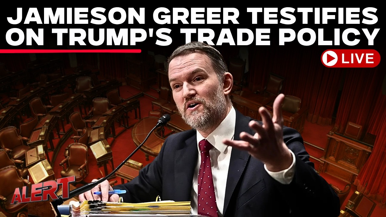 US Senate Live: US Trade Rep Jamieson Greer Testifies on Trump's Trade & Tariff Policy | Canada | EU