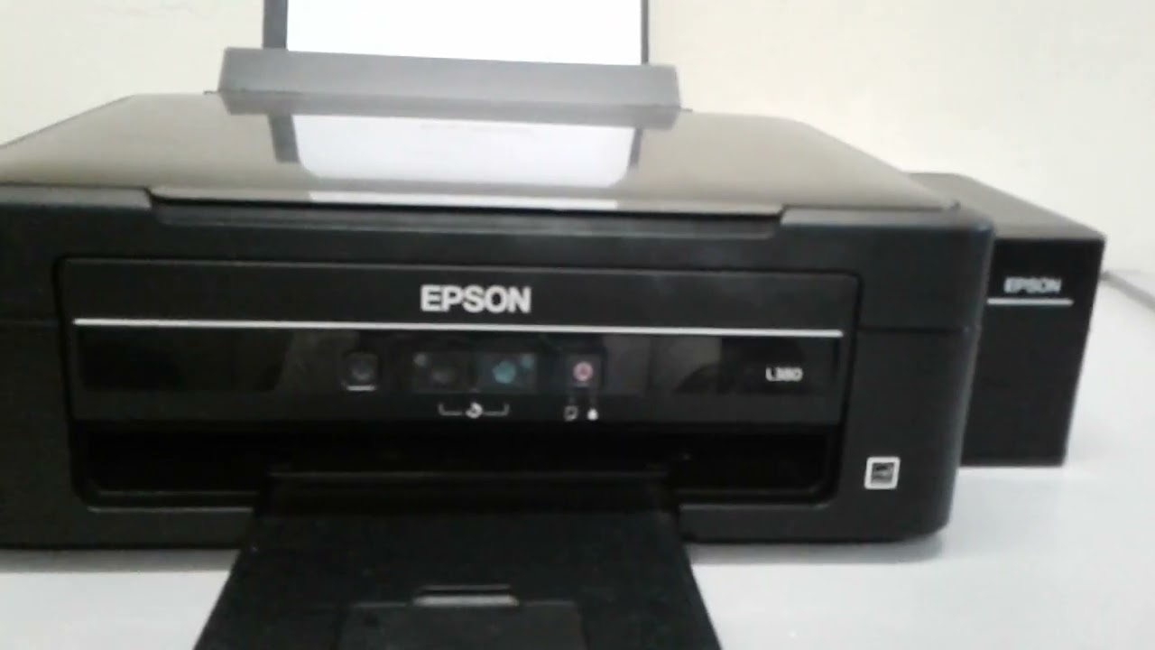 Como fazer a limpeza e teste de impressão na impressora Epson L380
