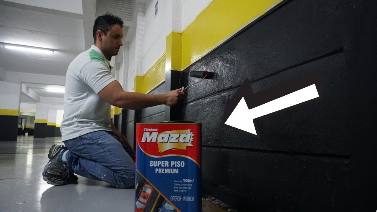 TINTA DE PISO NA PAREDE - USEI E RECOMENDO FICA SUPER RESISTENTE AULA 08