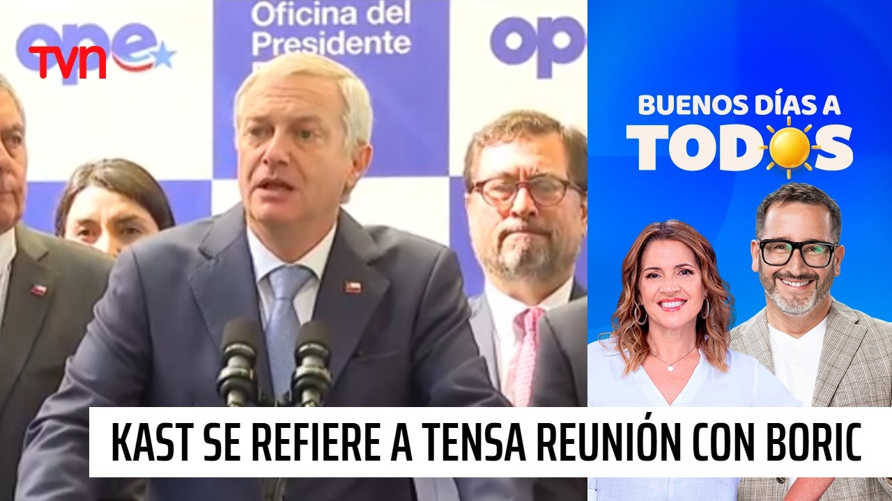 José Antonio Kast habla tras fallida reunión con Boric en La Moneda | Buenos días a todos