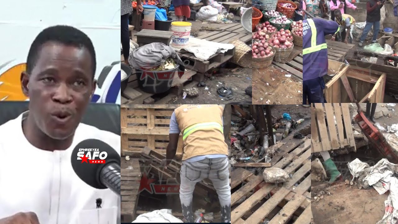 Tension in Agbogbloshie🔥Market Women angry as A.MA sack them for selling in dirty market