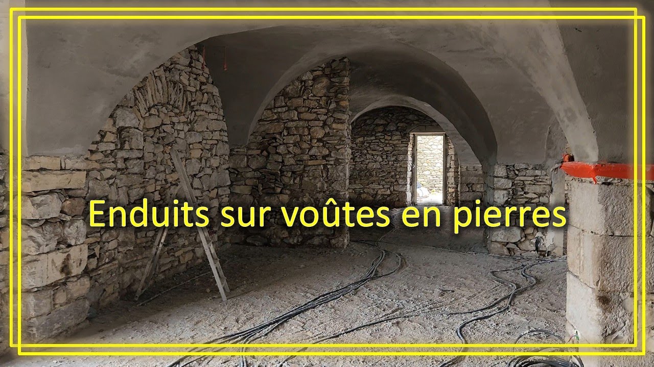 89. Enduit projeté sur voûtes