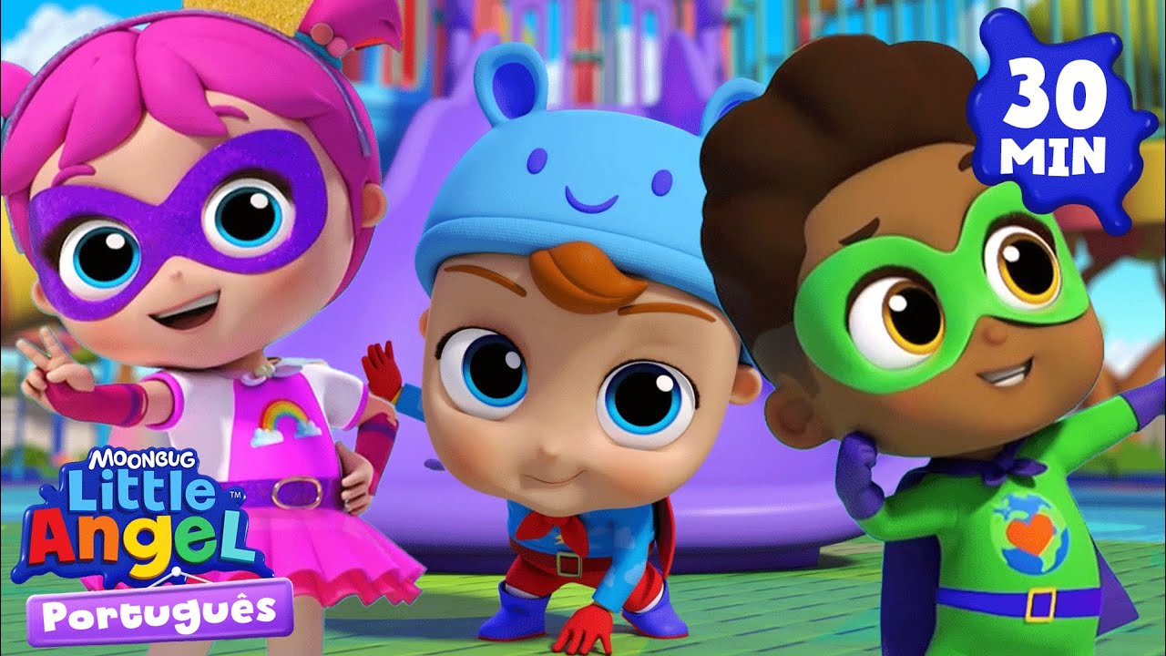 Somos Super Heroes🦸‍♂️🌟💫 | 30 MIN de Músicas Infantis em Português 🎵 | Little Angel Brasil