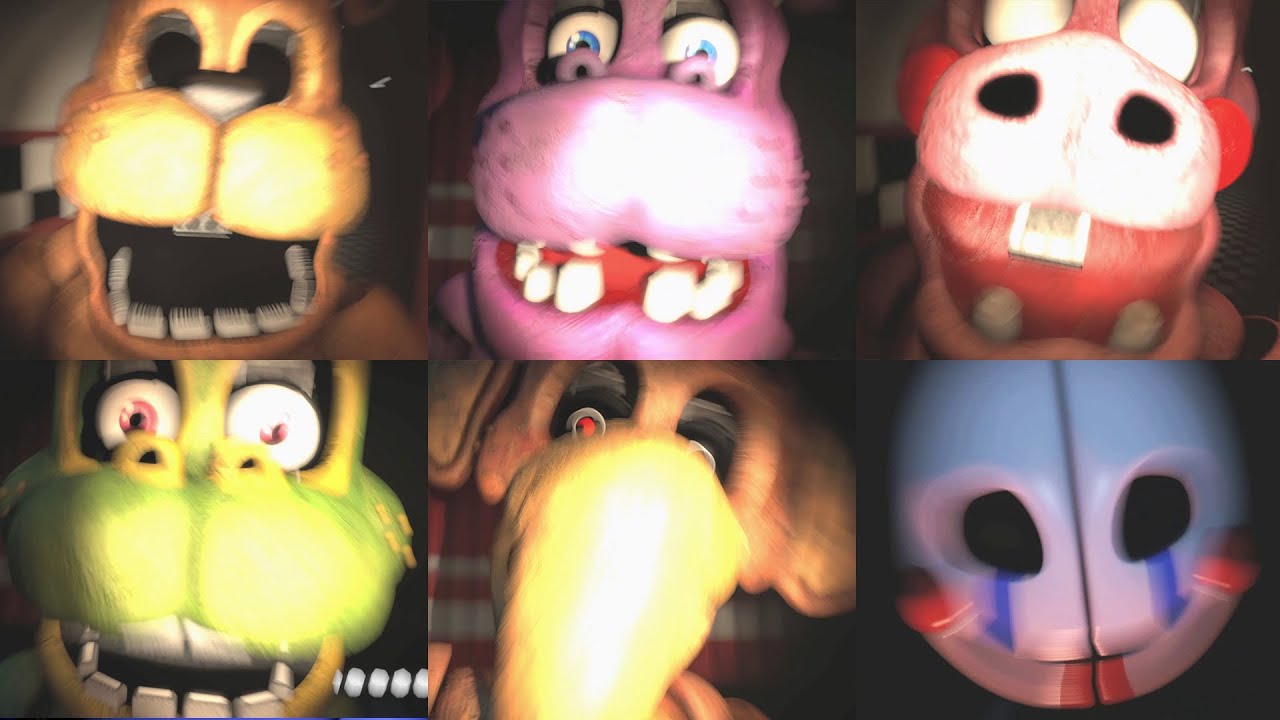 New Nights at Freddy's - 'Death Night' All Jumpscares