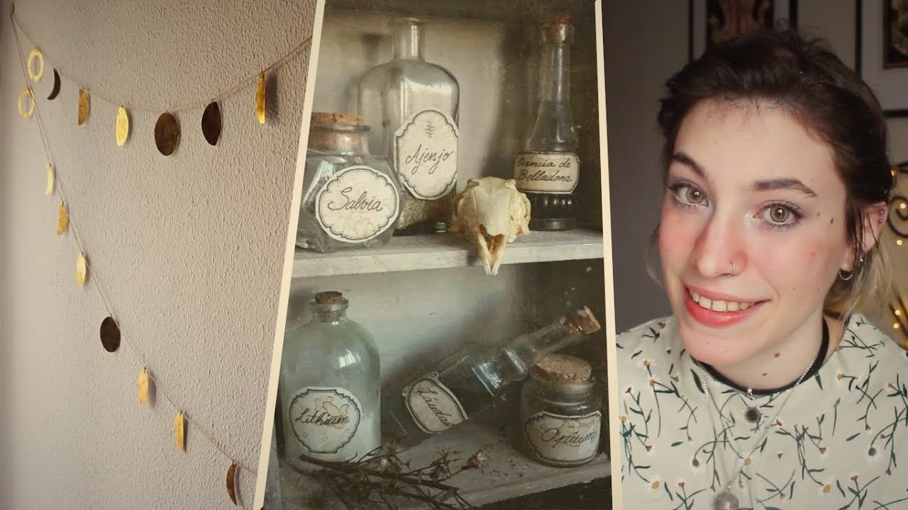 2 DIYS FÁCILES PARA DECORAR TU HABITACIÓN | DECORACIÓN PAGANA / MÁGICA / BOHO / VINTAGE
