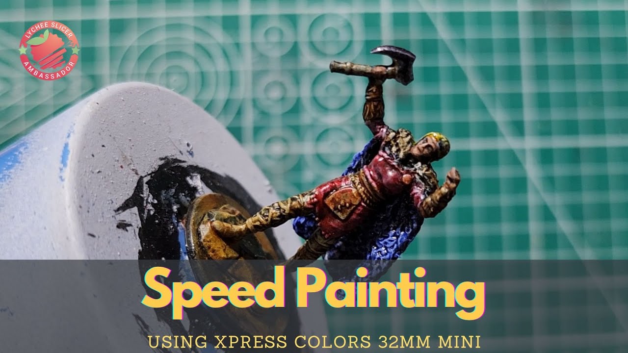 In the Paint Studio: Vallejo Xpress Color 32mm Human Female Barbarian
