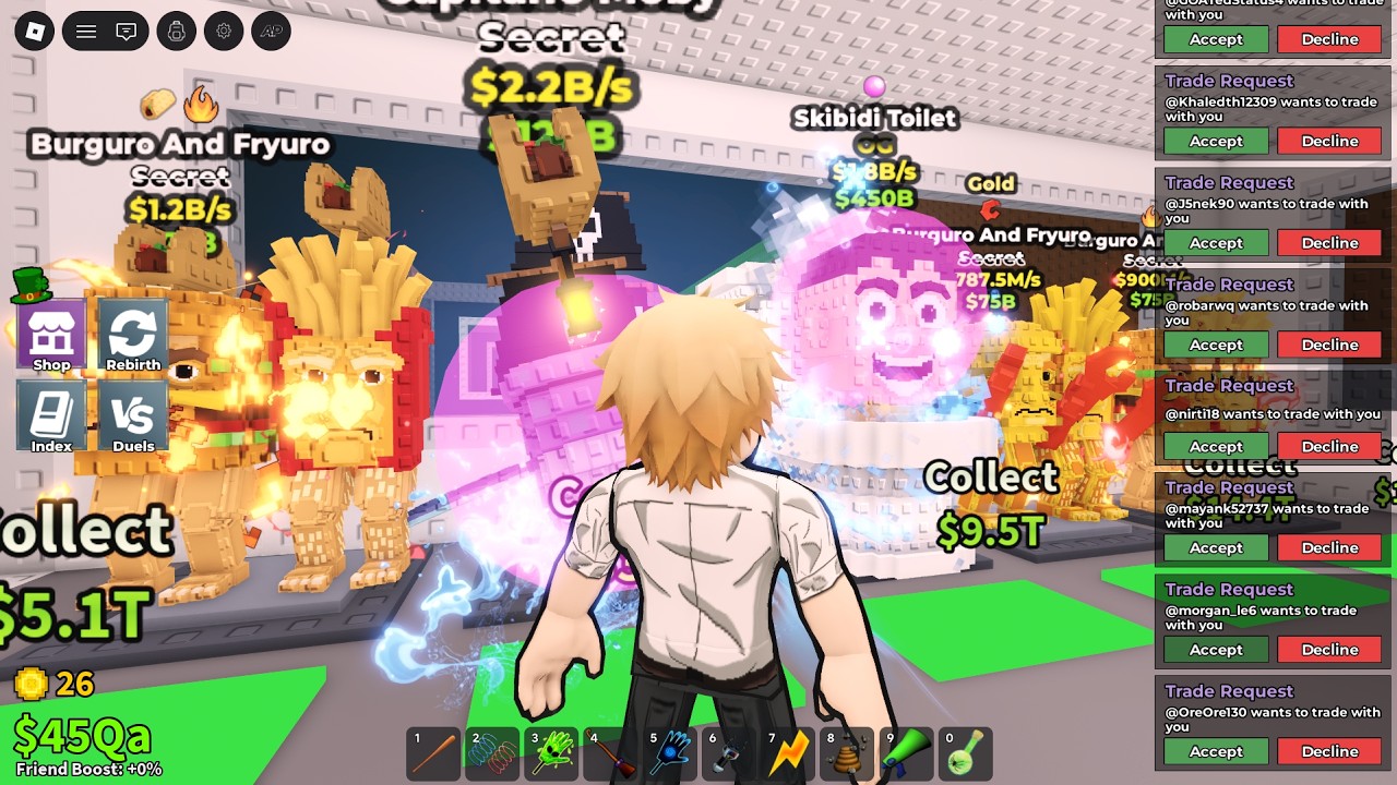 Trying to Trade My Rare Brainrots in SAB LIVE