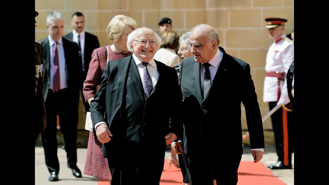 State Visit to the Republic of Malta by President Higgins and Sabina Higgins