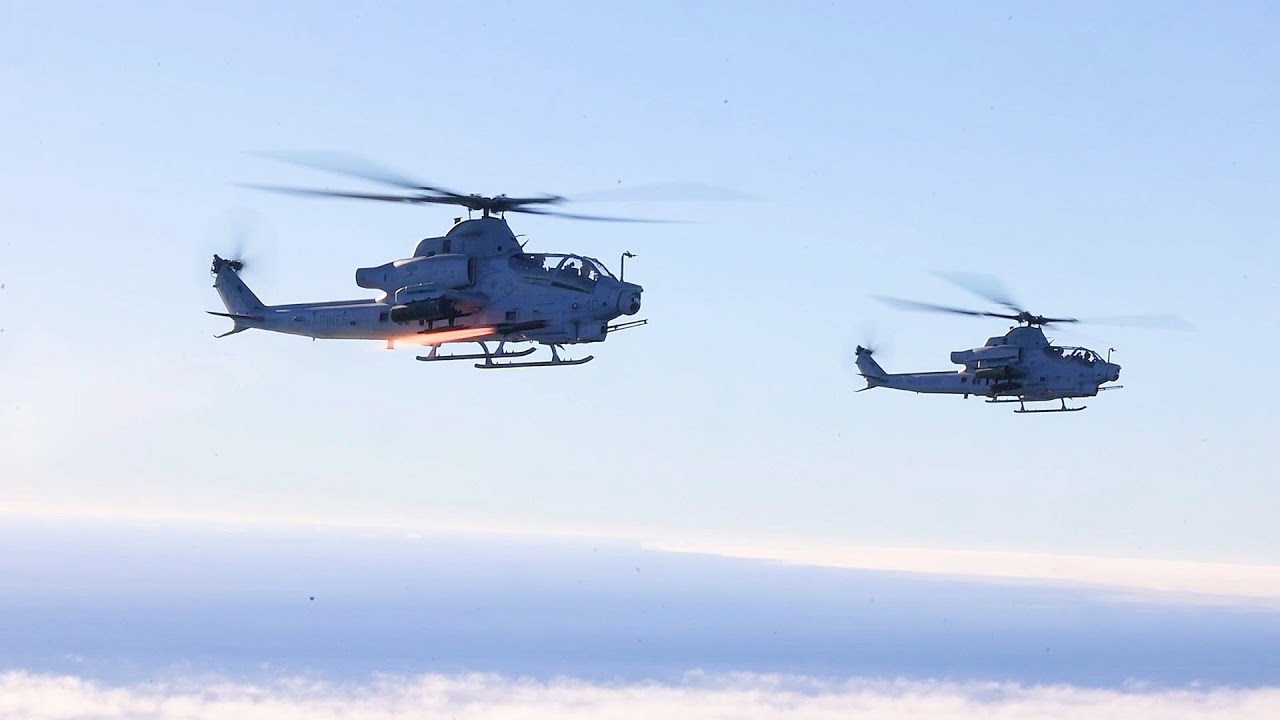 USMC AH-1Z Viper Crew Live-Fire Over Pacific - SK25