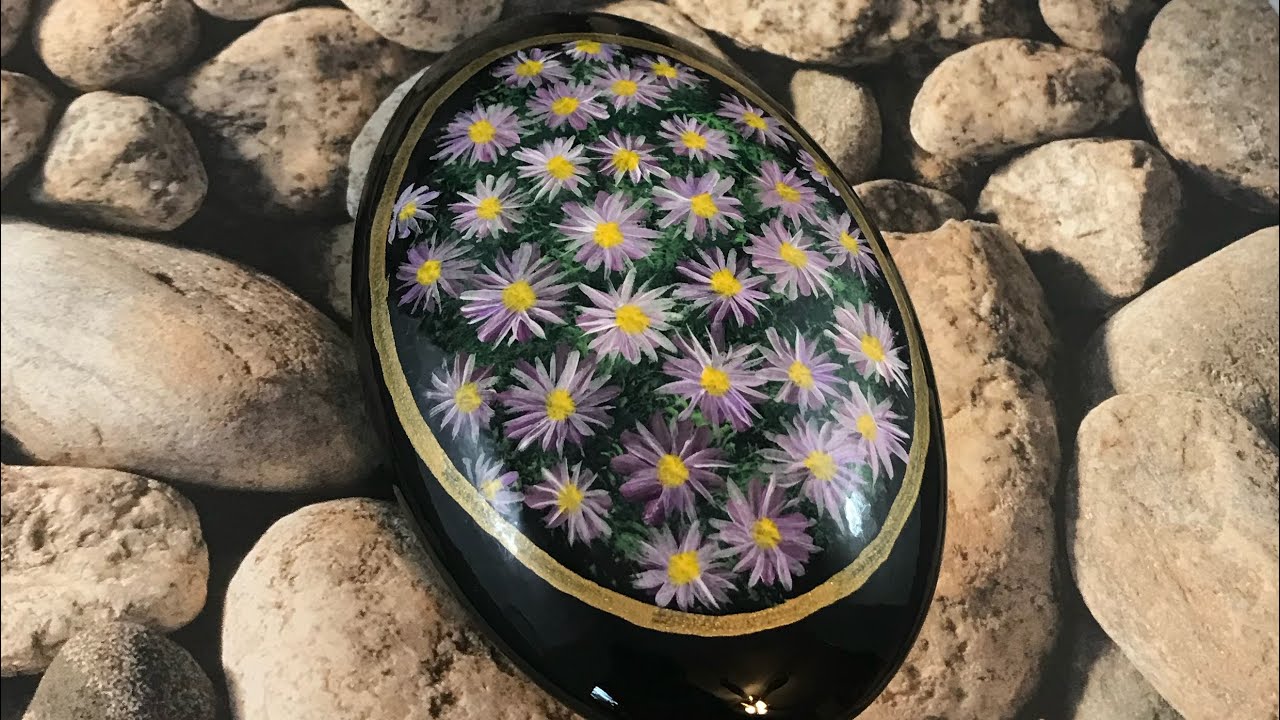 How to paint One-stroke September flower Aster