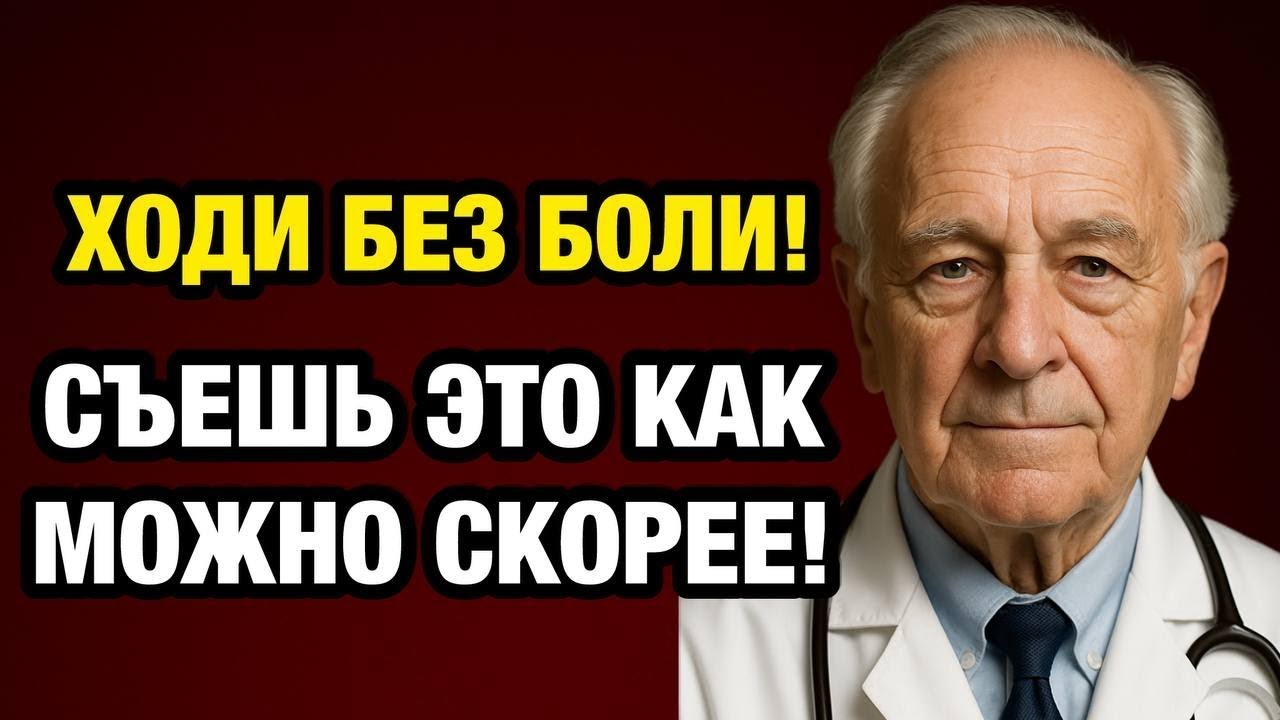 Пожилым — обязательно  3 продукта, чтобы снова ходить легко и без боли