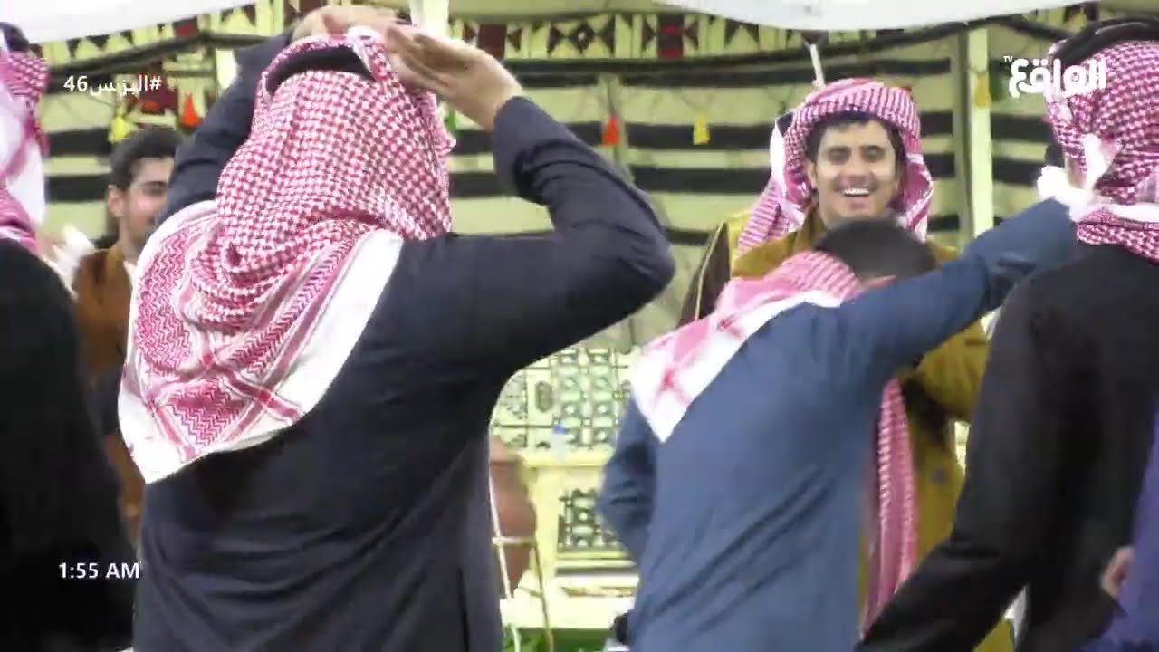 لعب المتسابقين على شيلة أنا لي وليف #البزنس46