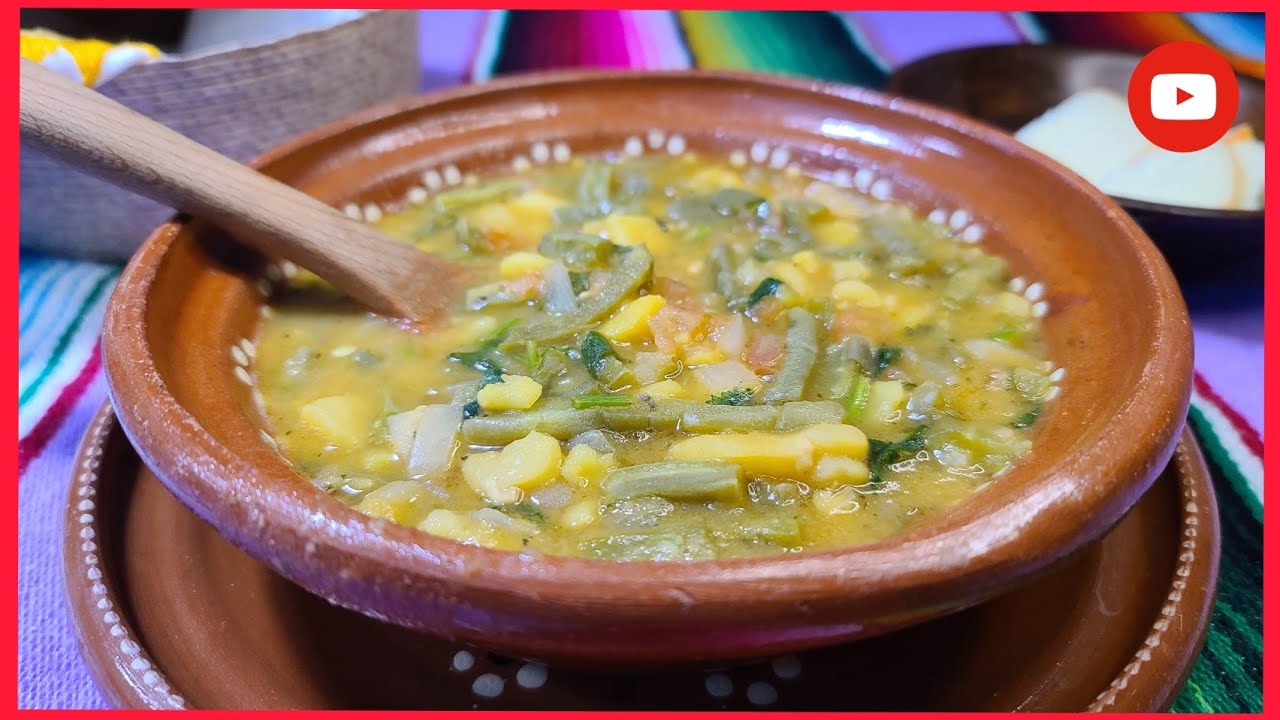 GUISO DE HABAS CON NOPALITOS | SOPA DE HABAS CON NOPALES