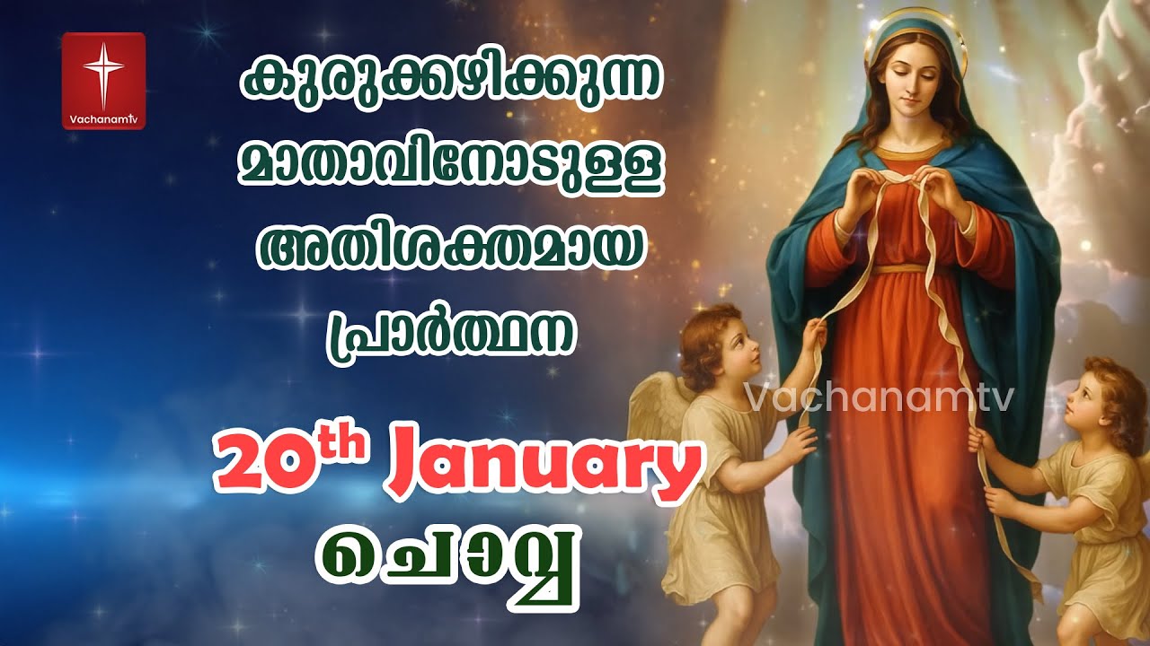 🔴 LIVE - 20th Jan | കുരുക്കഴിക്കുന്ന മാതാവിന്റെ അതിശക്തമായ പ്രാർത്ഥന 33 തവണ 33 ദിവസം ചൊല്ലുക 