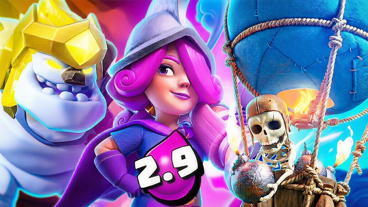 ESSE DECK DE BALÃO 2.9 É O MAIS SKILL DO CLASH ROYALE (DEU MUITO RUIM)