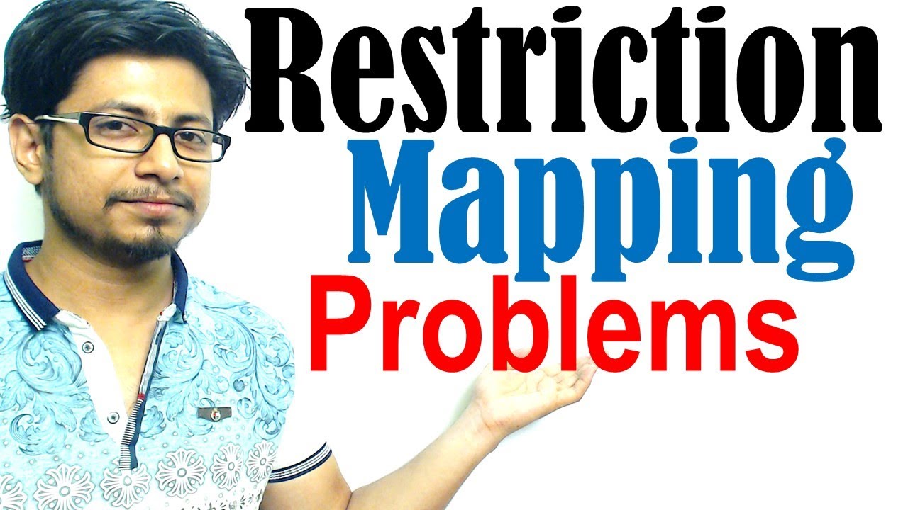 Restriction mapping problems tutorial