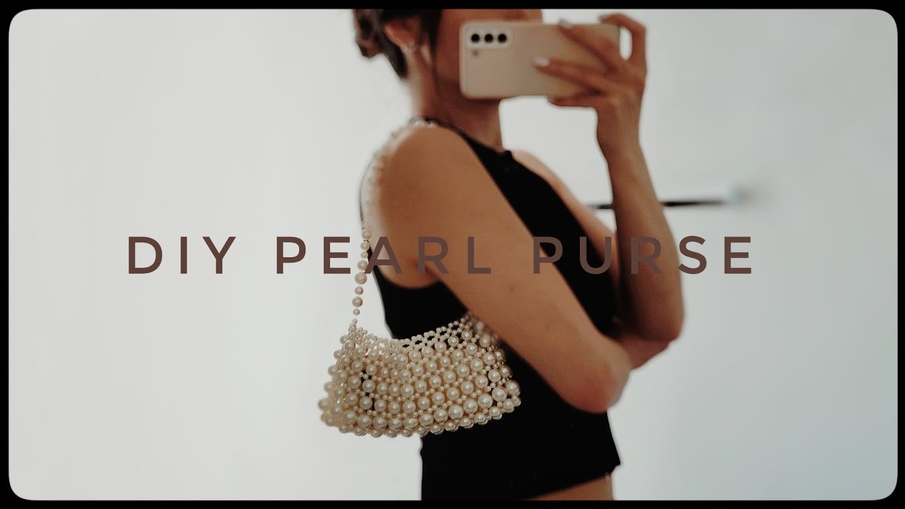 DIY Wedding Pearl Purse