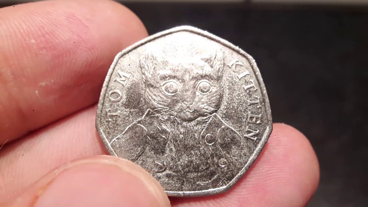 2017 Tom Kitten 50p Coin VALUE