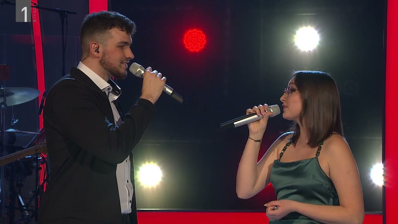 NUŠA PLIBERŠEK IN ANDRAŽ KOLAR - ČE BI MIDVA SE KDAJ SREČALA (NOVI TALENTI V PETEK ZVEČER)