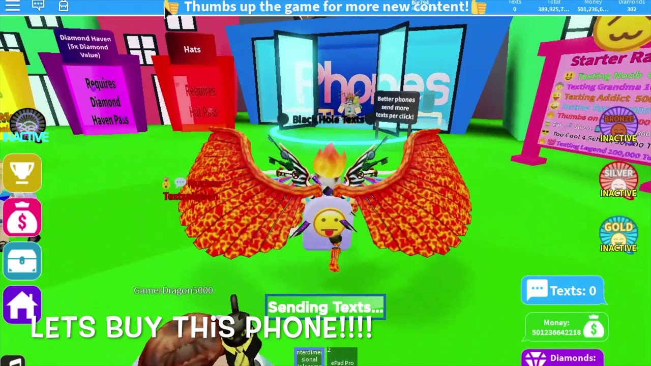 *OP TEXTER* BEST TEXTING SIMULATOR PHONE 500 BILLION MONEY!