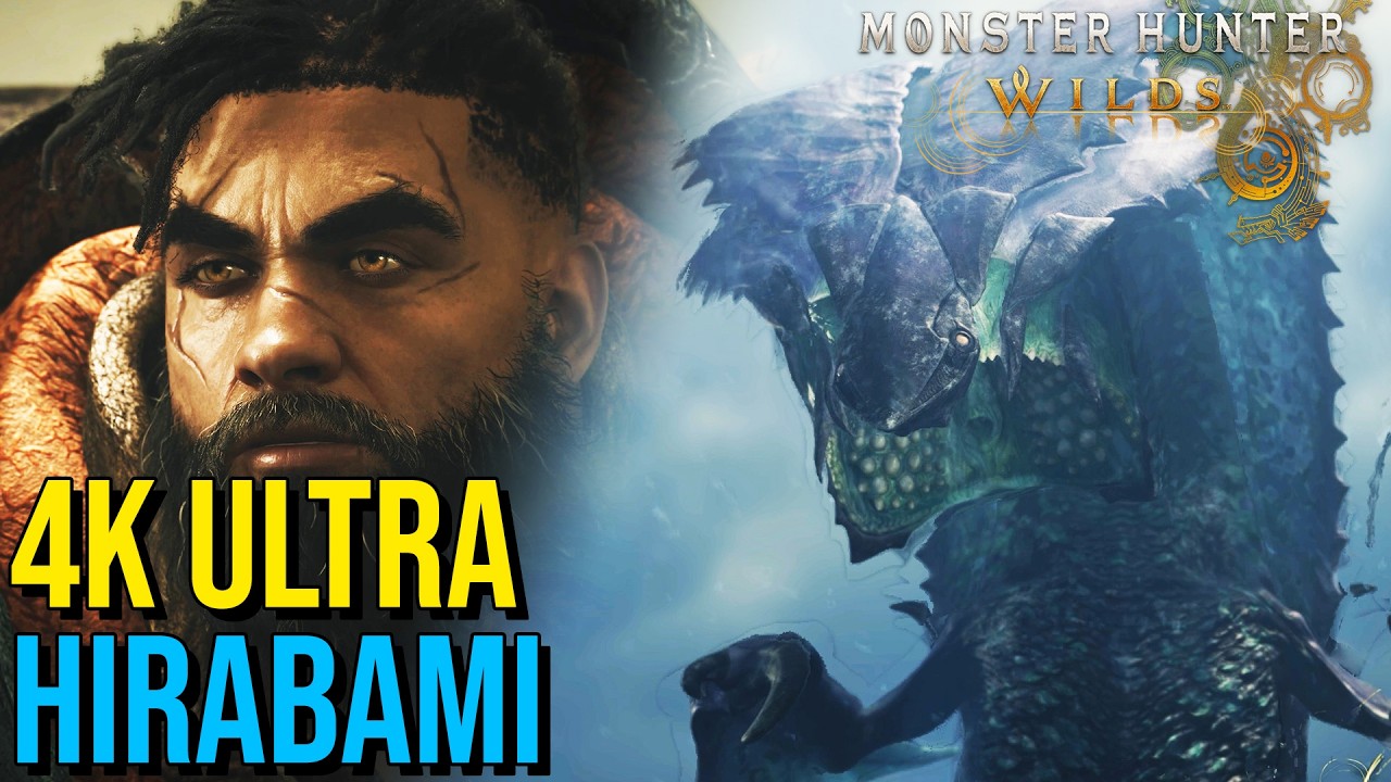 HIRABAMI Boss Fight (Hammer) - Monster Hunter Wilds (4K, ULTRA) - No Commentary