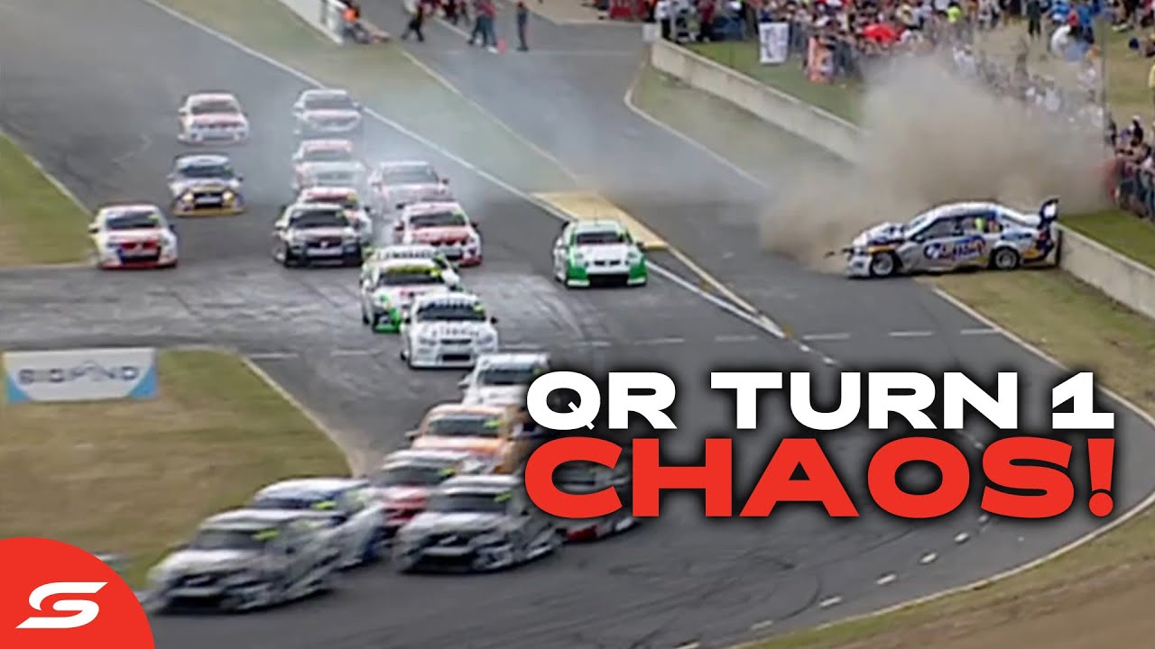 Turn 1 Dust-Ups! Chaotic First Corner Clashes At QR | Repco Supercars Championship