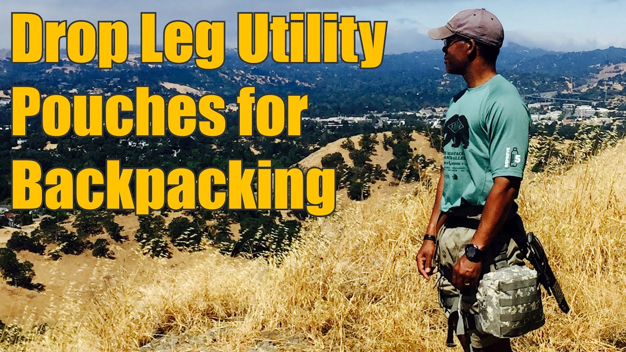 Drop Leg Pouches for Backpacking and Hiking | Military, Utility, Magazine pockets