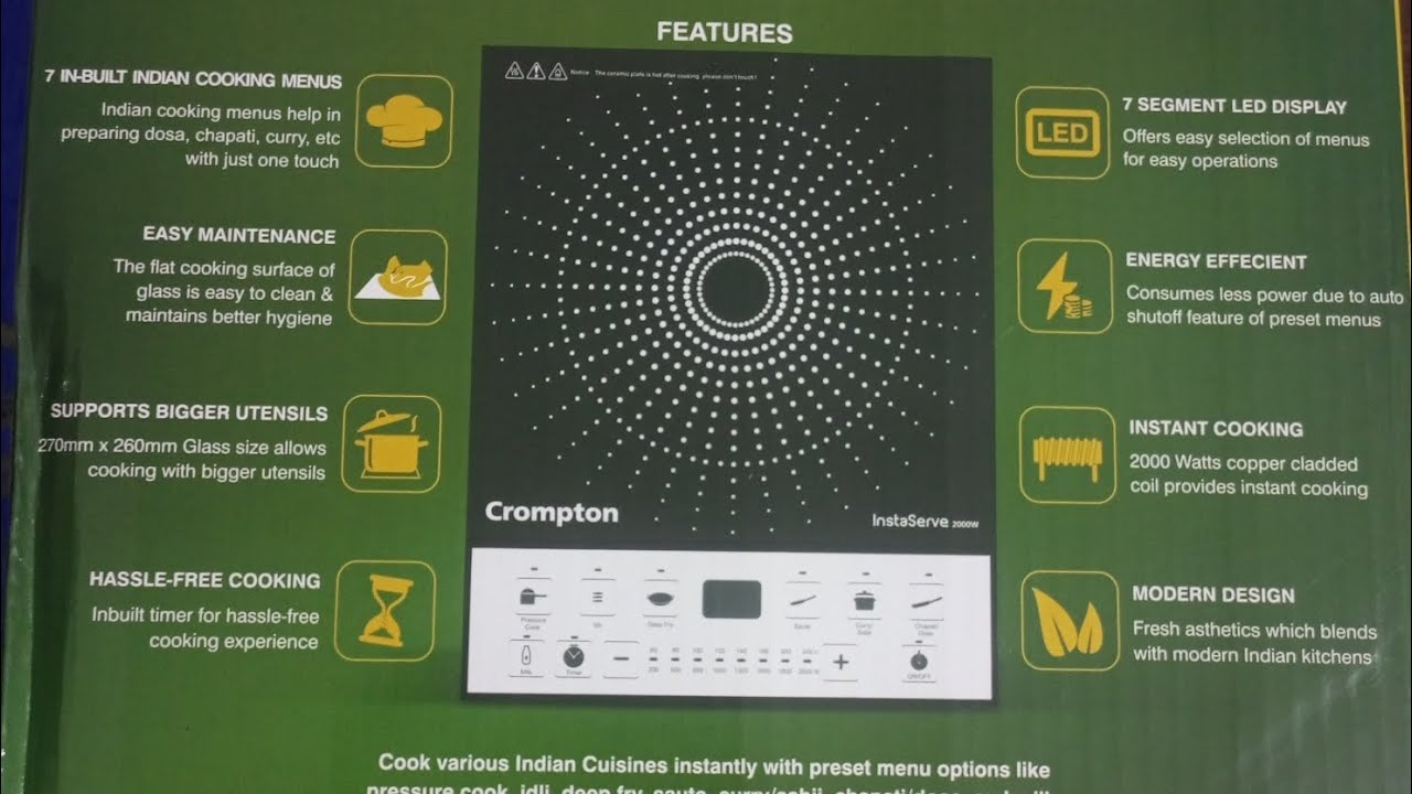 Crompton Induction 2000 Watt Use kaise kare |price| #induction #viralvideo  #electronic  #crompton
