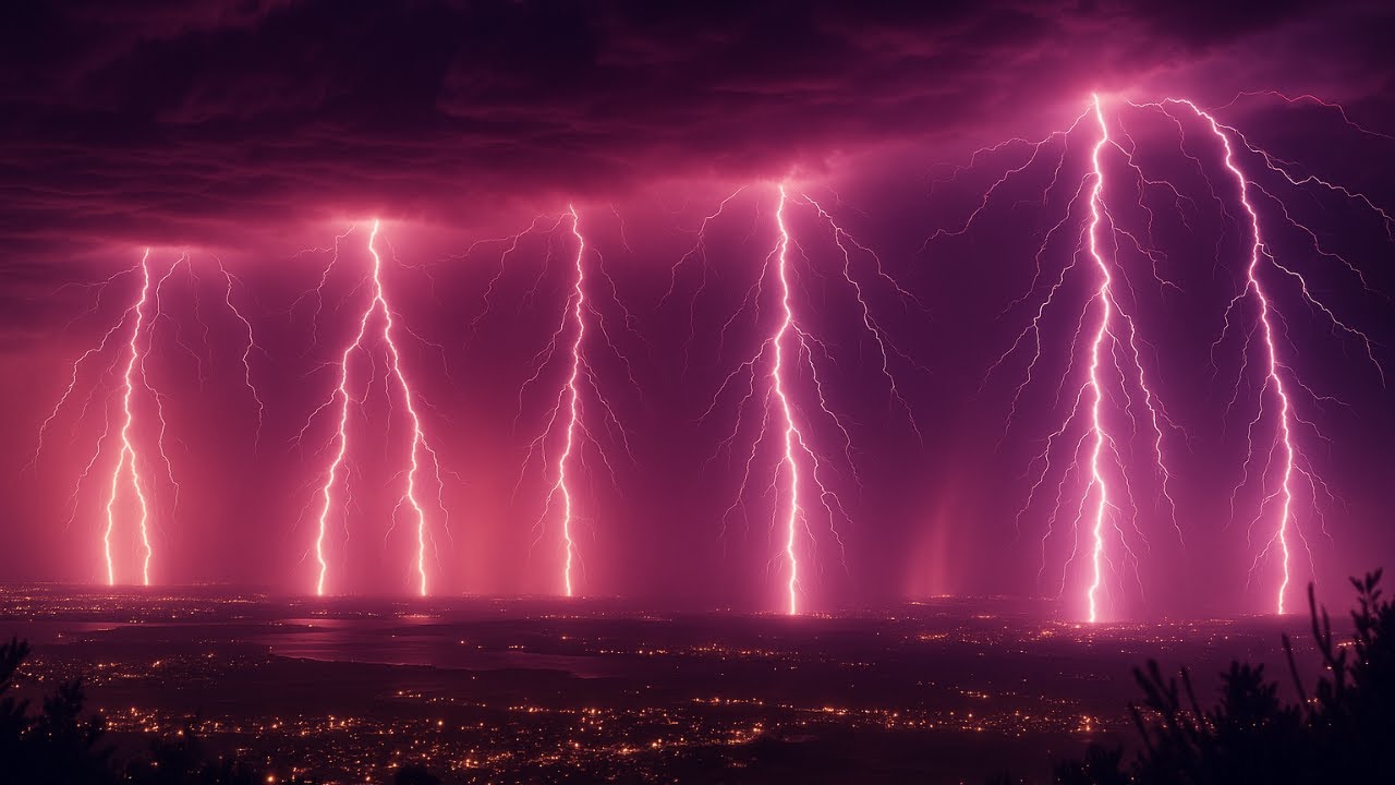 Very Very Heavy Thunderstorm ⚡ EPIC THUNDER & RAIN | Rainstorm Sounds, Lightning For Relaxing, Sleep