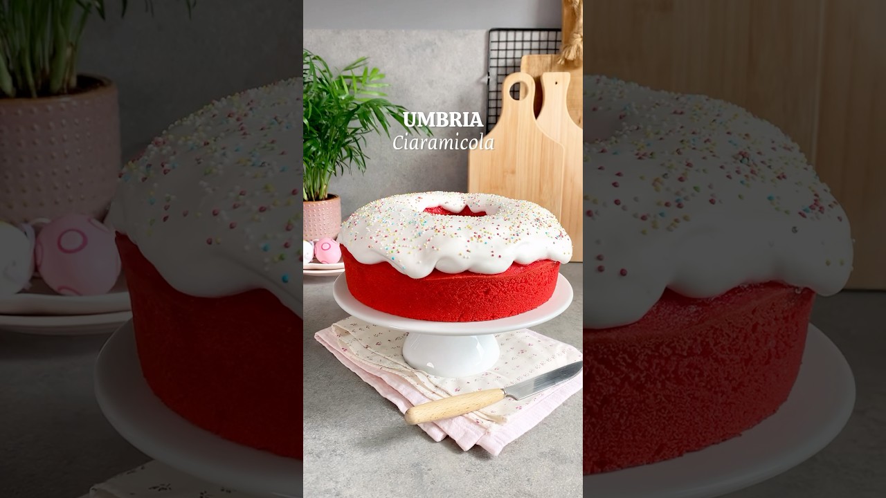 Ciaramicola, il tipico dolce pasquale originario dell&rsquo;Umbria. Ricetta su: Lucake.it