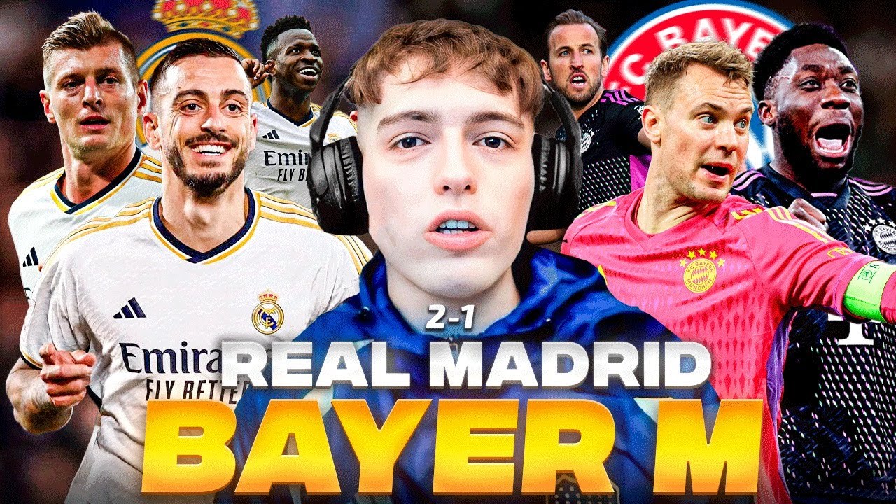 DAVOO XENEIZE REACCIONA A REAL MADRID 2 BAYERN MUNICH 1 (2024) - CHAMPIONS LEAGUE