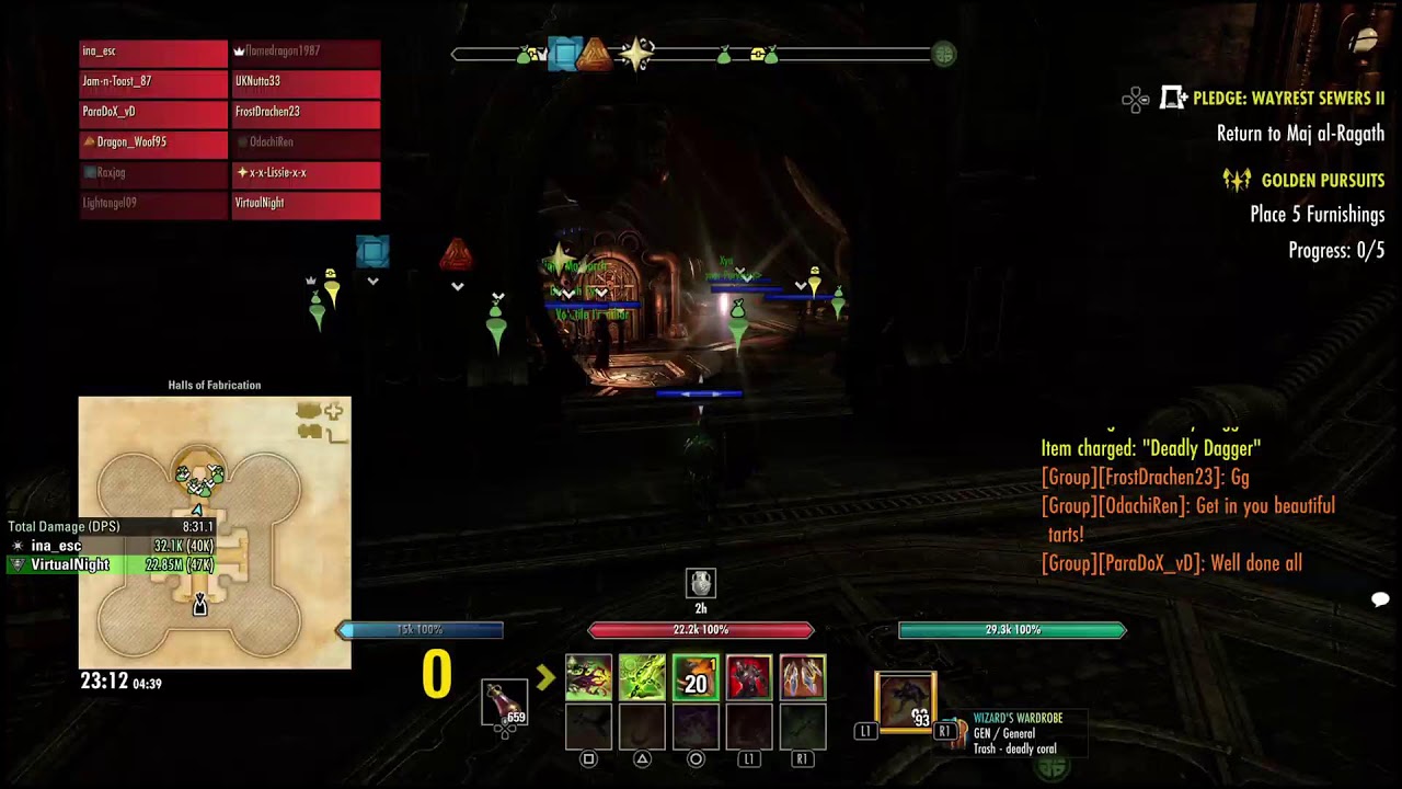 Elder Scrolls Online - progging TTT (vhof trifecta)