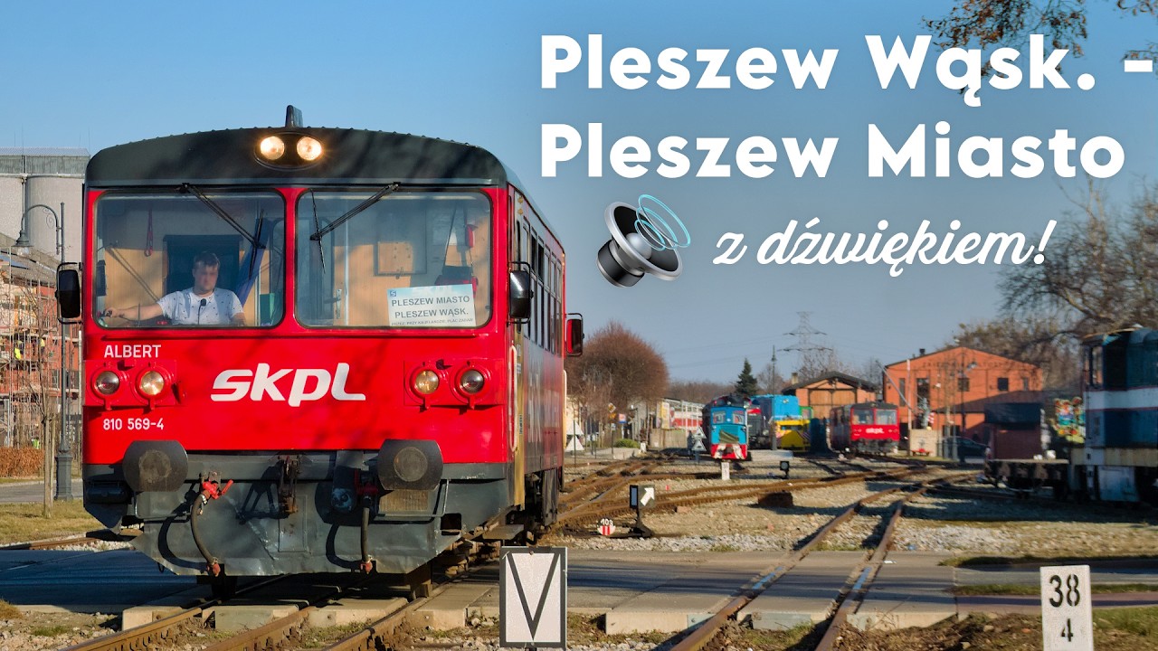 | CABVIEW | Pleszew Wąsk. - Pleszew Miasto | Wirtualna podróż motorakiem SKPL 2025