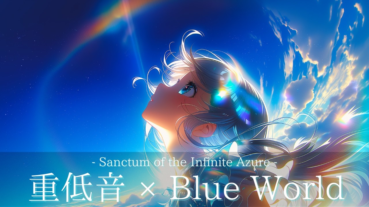 【幻想BGM】重低音×Blue World｜蒼穹と音色が響き合う幻想世界【1 Hour / 作業用】