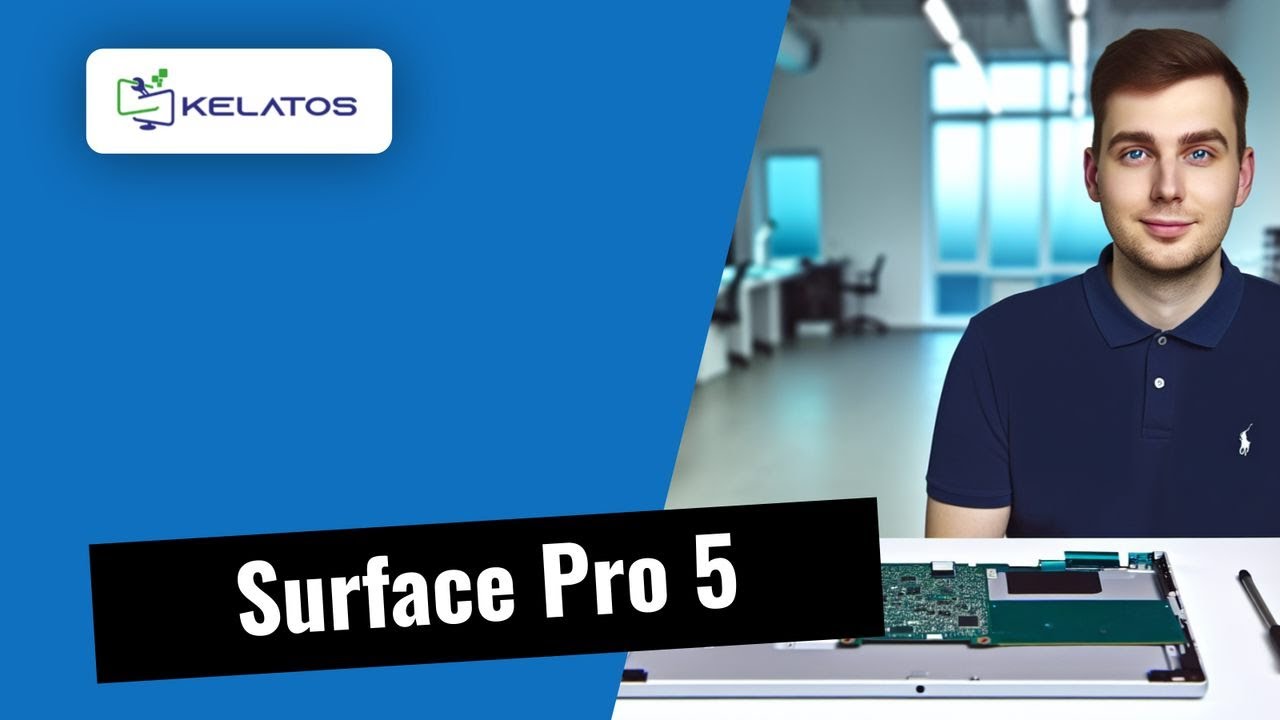 A bateria do seu Surface Pro 5 não carrega? 🔋 Mudança de bateria