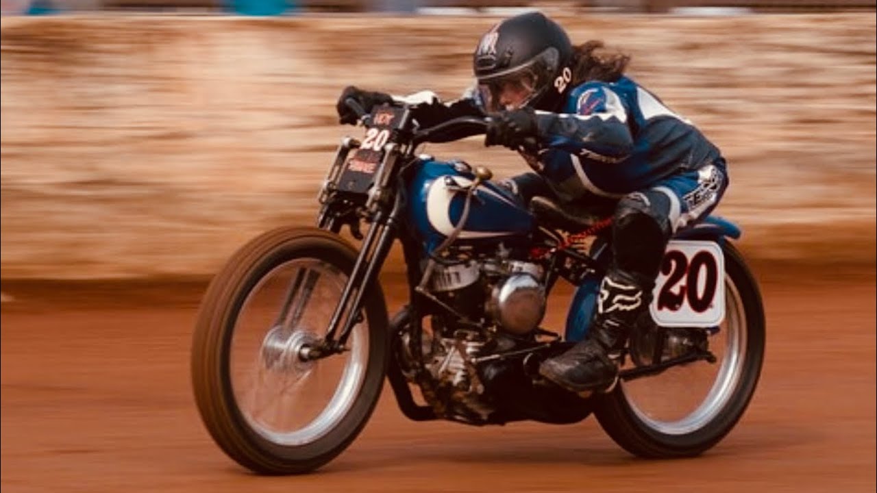 Vintage Harley Flathead Motorcycle Racing Crash Billy Lane Son’s of Speed Race Nashville Bikeriders