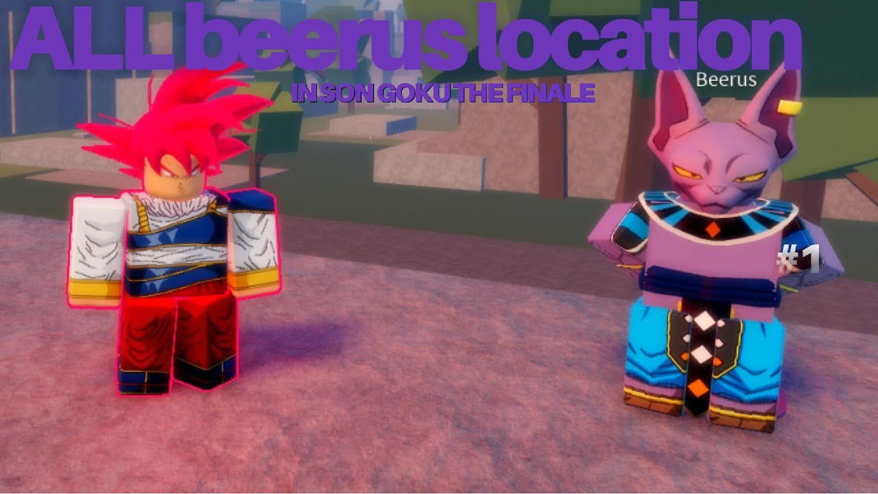 ALL Beerus location in Son Goku The Finale After Future