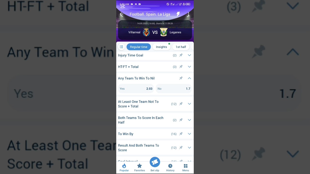 WHAT IS ANY TEAM TO WIN TO NIL IN 1X BET