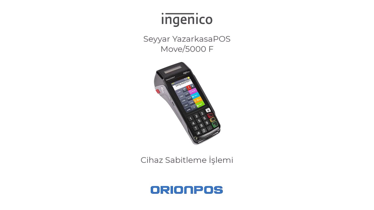 Seyyar YazarkasaPOS Move/5000 F Cihazı Sabitleme Aparatı ve Kurulumu