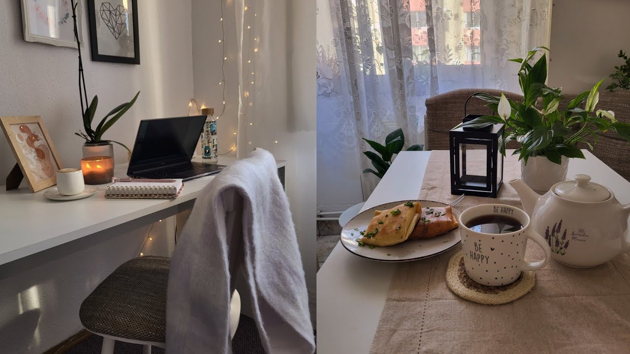 Уютные дни в моей жизни 🏡 | идея завтрака, выпечка лотосовых брауни,Расслабляющий день с природой
