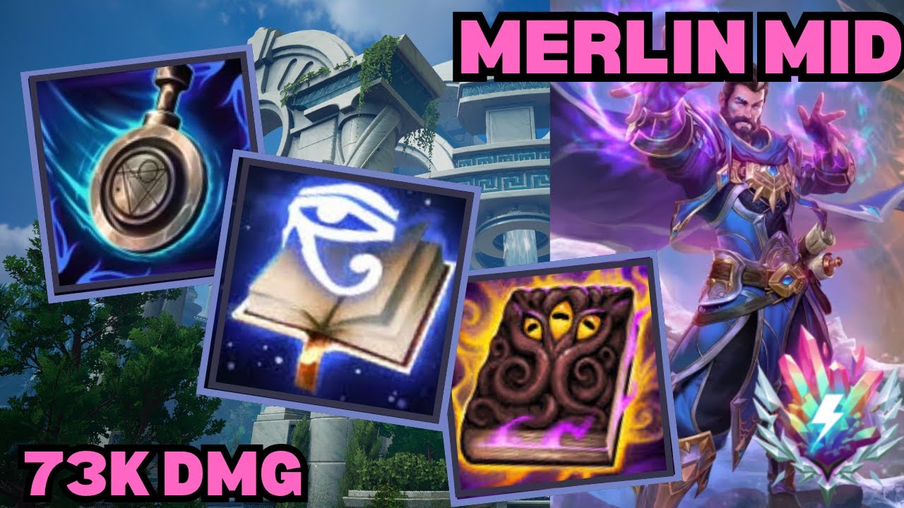 73K DMG HARD CARRY!! - Merlin Mid Deity Smite 2 Gameplay
