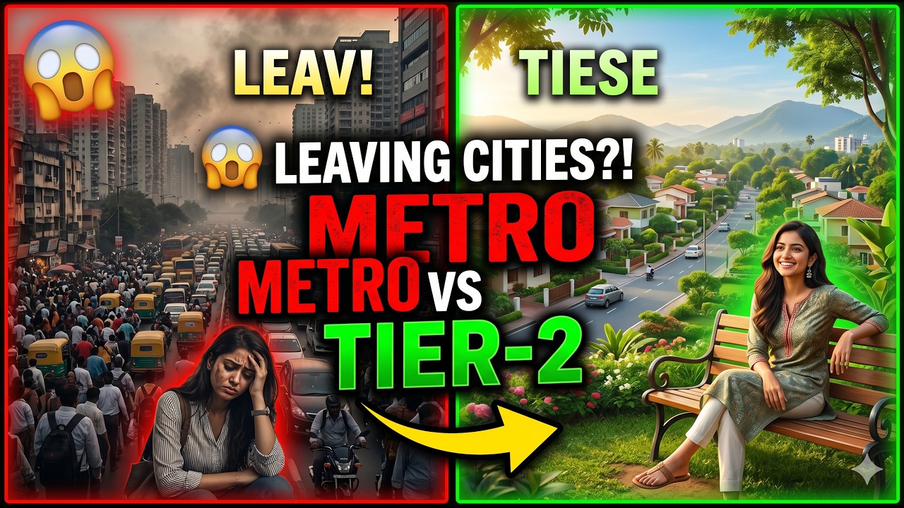 🚨 Are Metro Cities DYING? Why Indians Are Moving to Tier-2 Cities! 😱