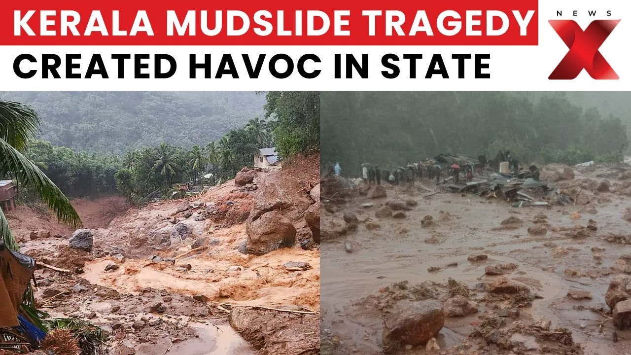 Kerala Mudslide Tragedy: 8 Houses Destroyed, 1 Dead, Wife Injured in Adimali | NewsX