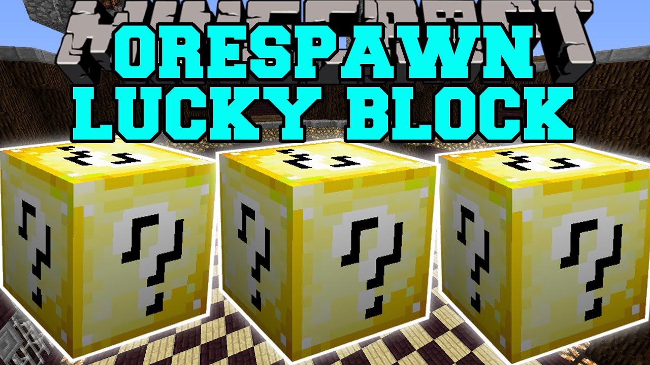 Minecraft: ORESPAWN LUCKY BLOCK MOD (CRAZY BOSSES, INSANE PETS, & DEADLY WEAPONS!) Mod Showcase
