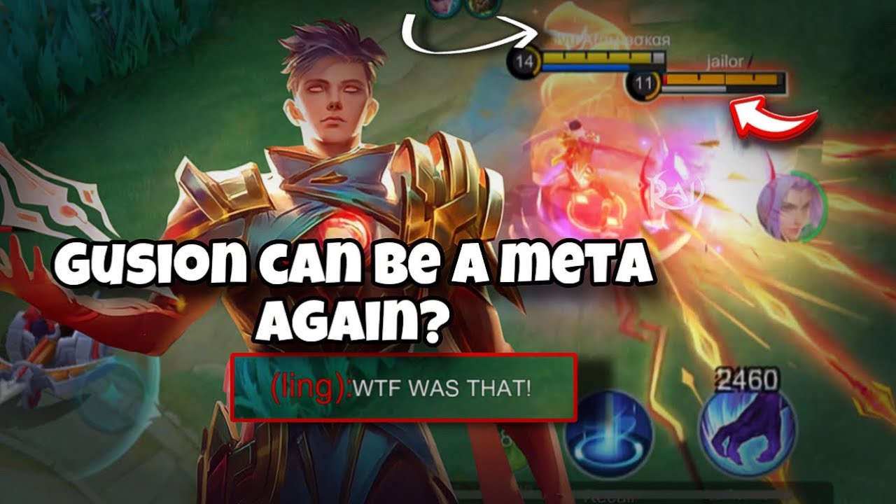 UPCOMING META GUSION? SOLO RANK WITH INSANE BROKEN DAMAGE GUSION