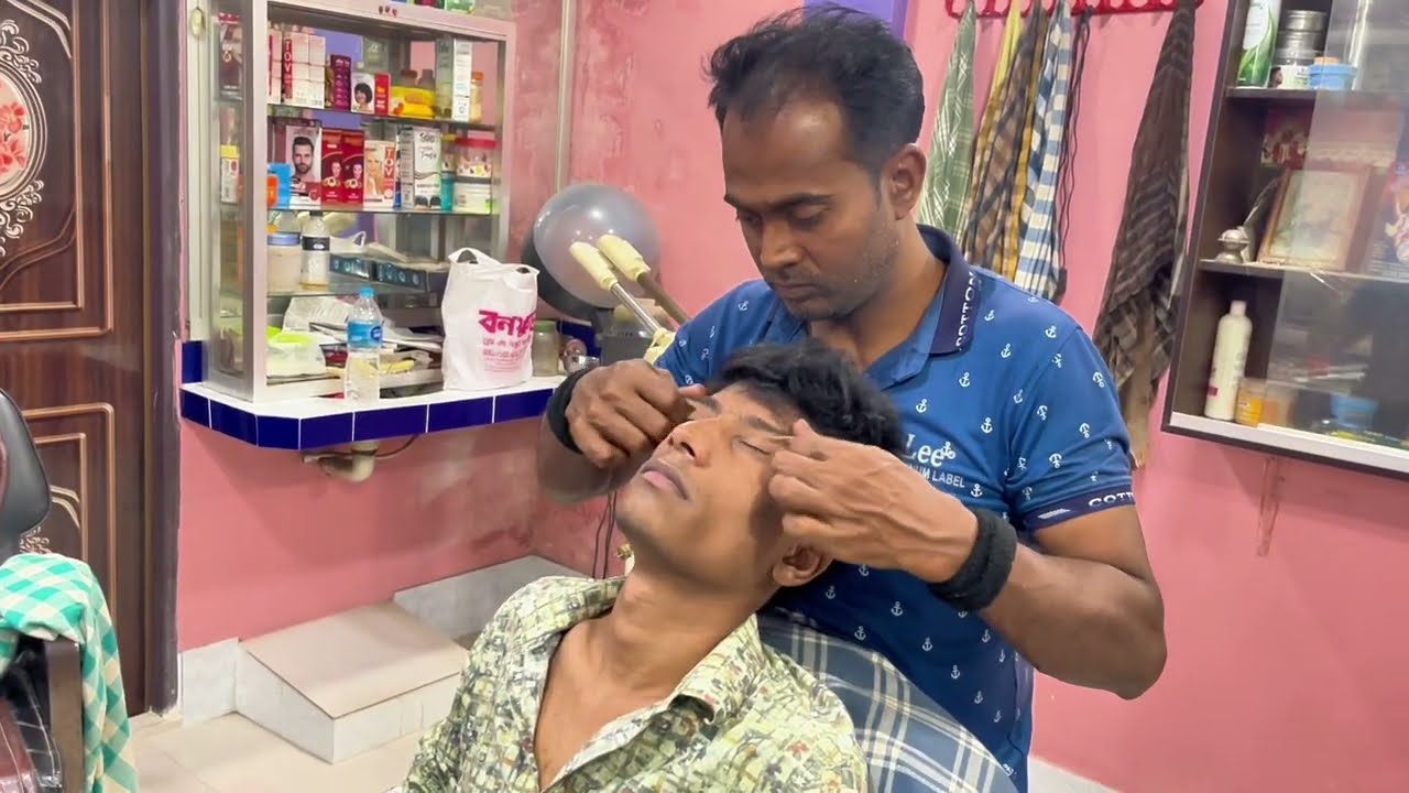 He Took Barber Shanto's Best Head Massage | Ultimate Anxiety & Stress Relief | Back Pain Treatment