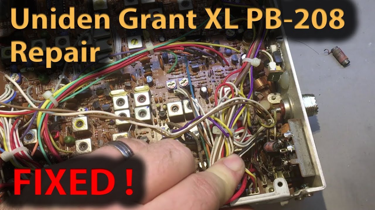 #276 Uniden Grant XL CB Radio Repair (SN:208)